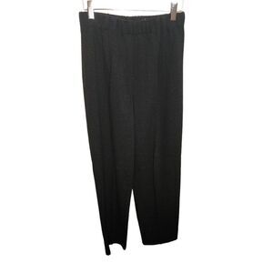 Vintage 80s Laura by Alyzia Straight Leg Sweater Knit Pants Womens Size 8 Black